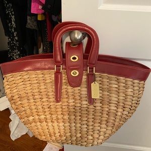 Coach Straw Bag